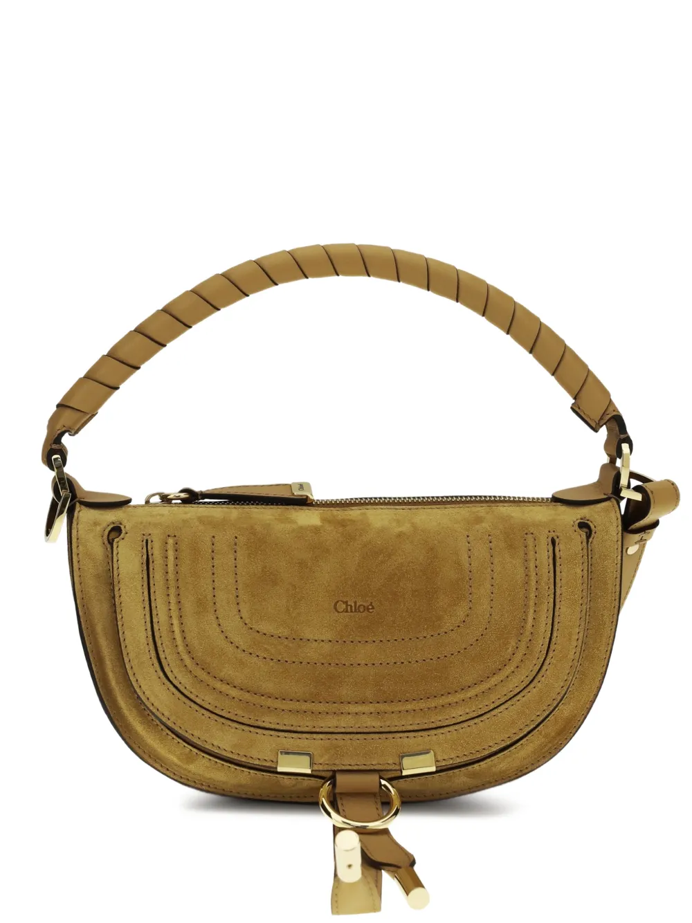 Chloé Marcie leather shoulder bag - Toni neutri