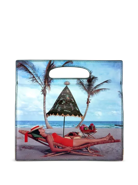 Tyler Ellis Stella  metal trim handbag