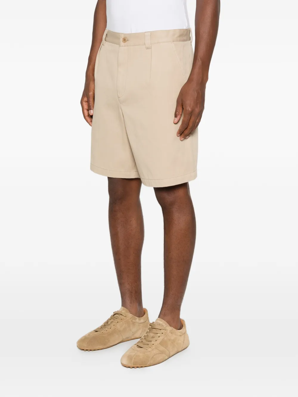 A.P.C. Shorts met riemlussen Beige