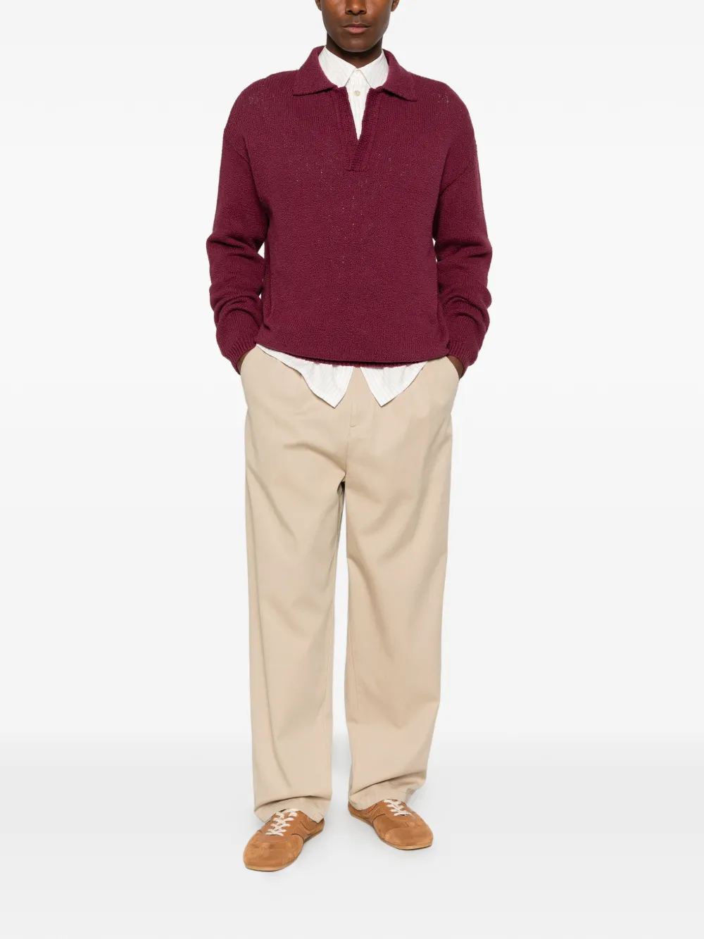 A.P.C. плиссированные брюки | Прямые брюки