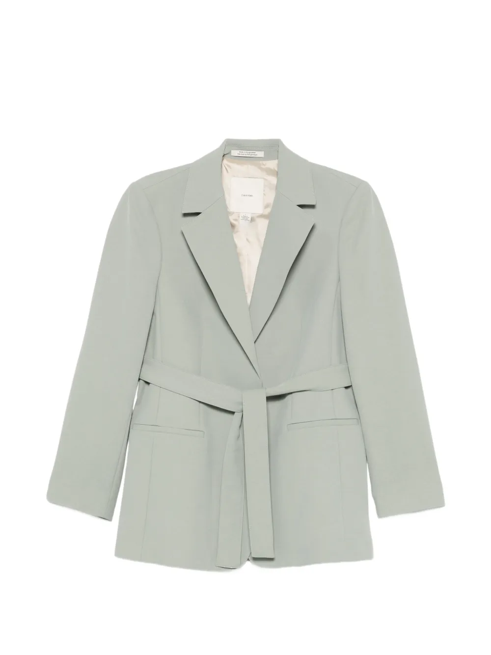 Calvin Klein belted blazer - Verde