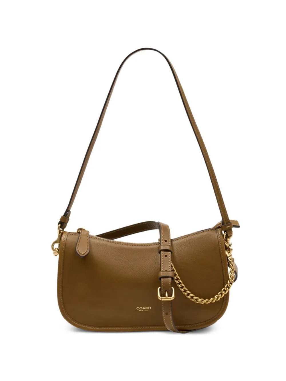 Coach Waverly leather shoulder bag - Verde