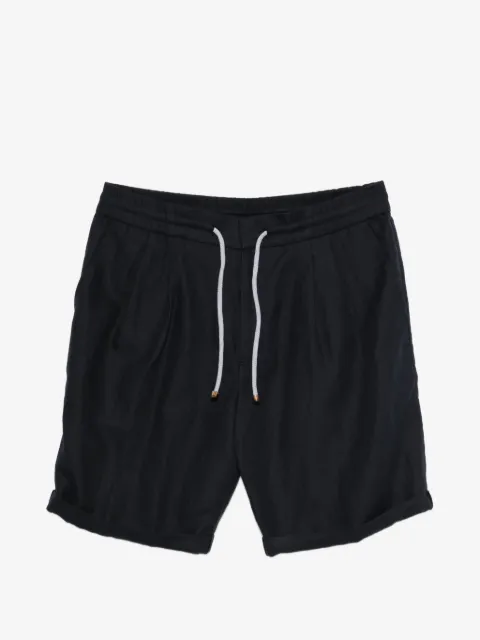 Brunello Cucinelli drawstring pleated shorts