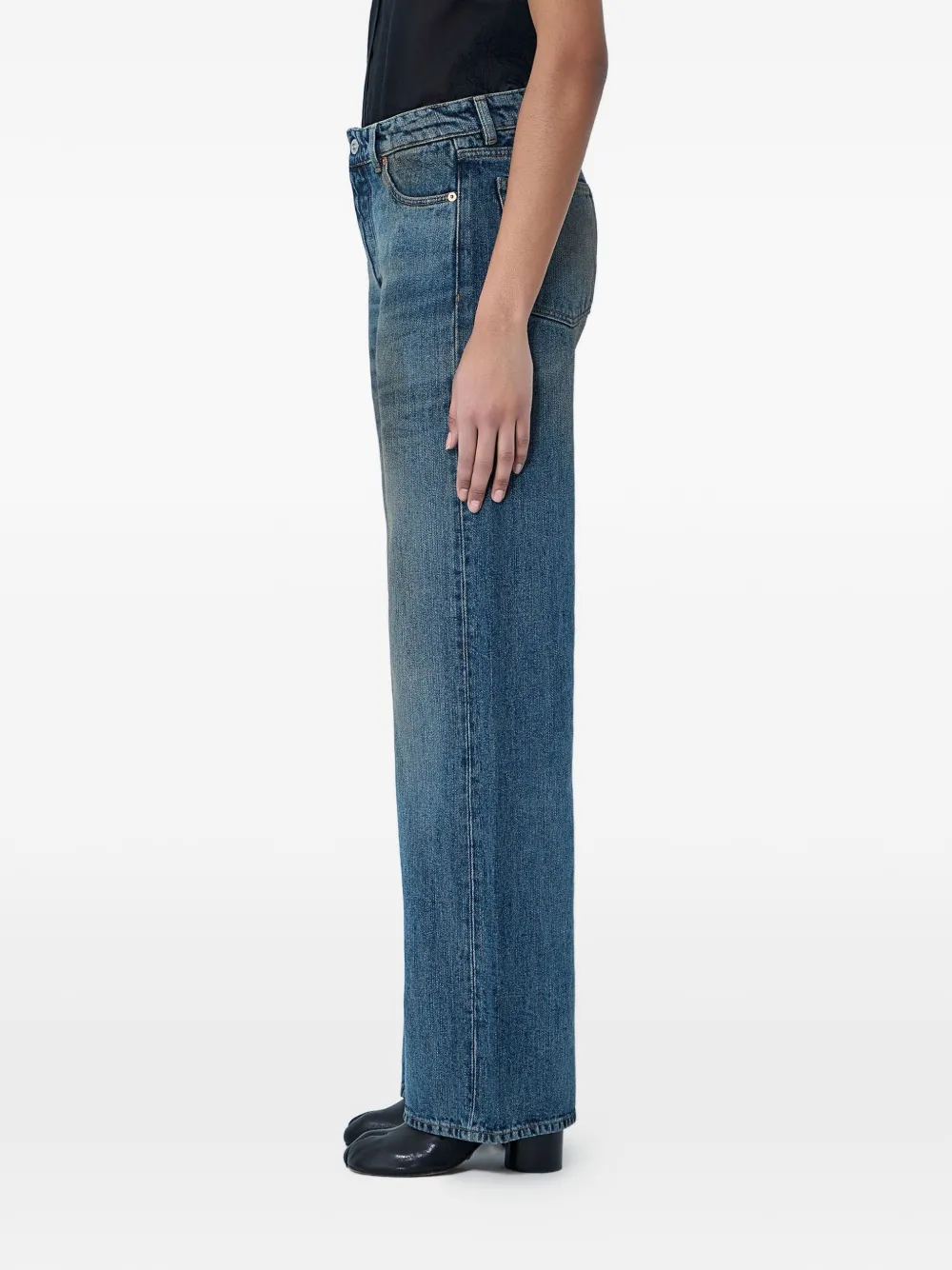 OUR LEGACY Jeans met wijde pijpen Blauw