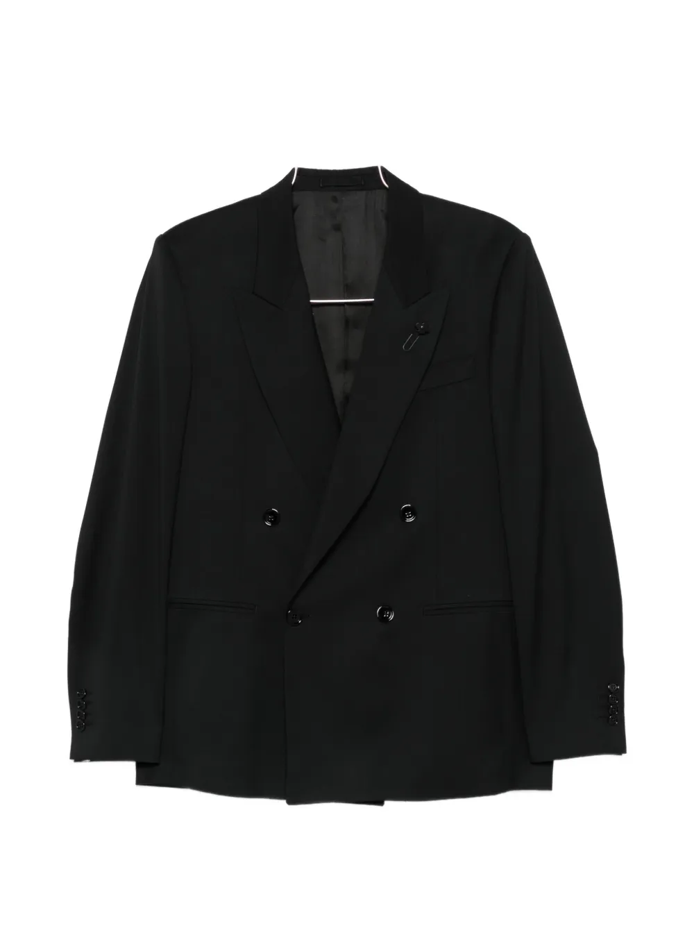 Lardini double-breasted suit - Nero
