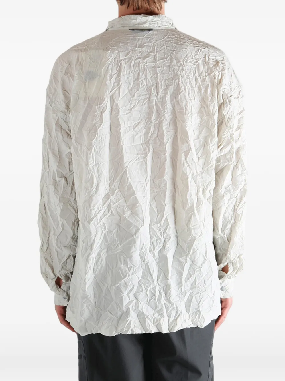and Wander Overhemd met gekreukt effect Beige