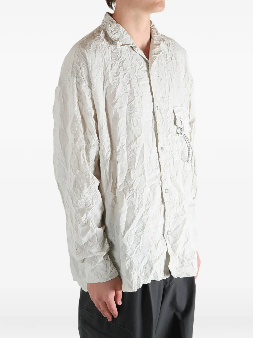 and Wander Overhemd met gekreukt effect Beige