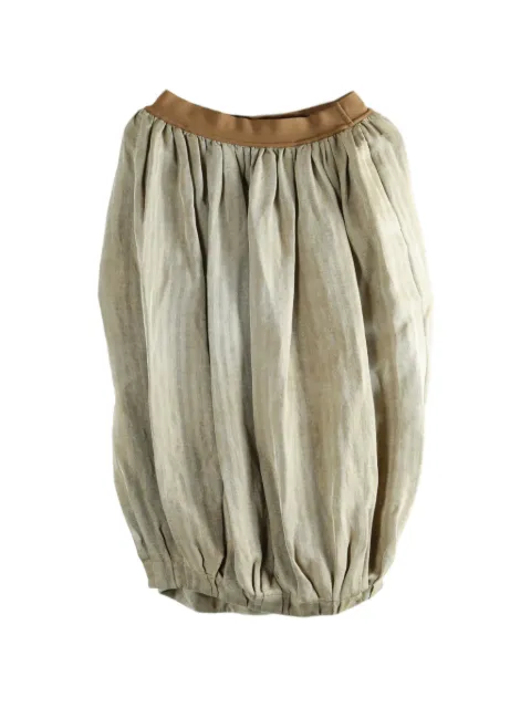 Uma Wang pleated bubble midi skirt