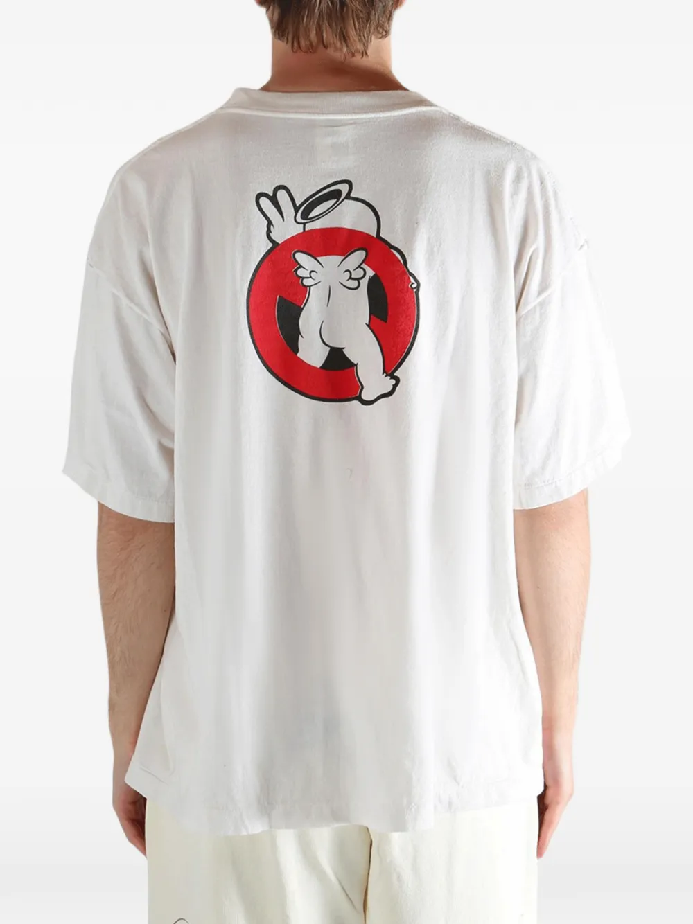 SAINT MXXXXXX T-shirt met grafische print Beige