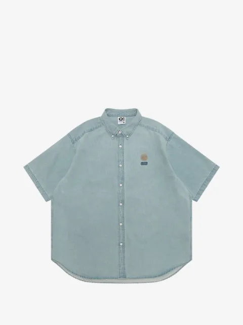 AAPE BY *A BATHING APE® Hemd mit Knopfdetail