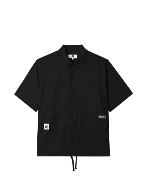 CHOCOOLATE drawstring-hem utility shirt