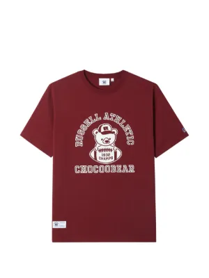 CHOCOOLATE bear-print T-shirt | Red | FARFETCH CA
