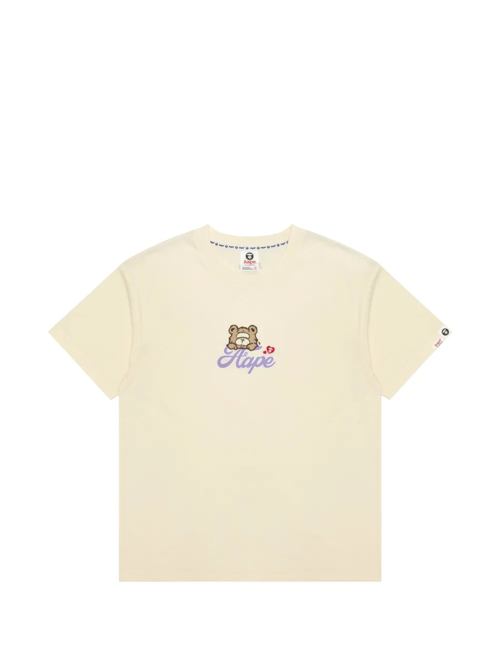 AAPE BY *A BATHING APE® graphic-print T-shirt - Toni neutri