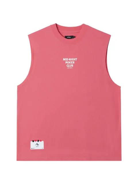 izzue graphic-print sleeveless top