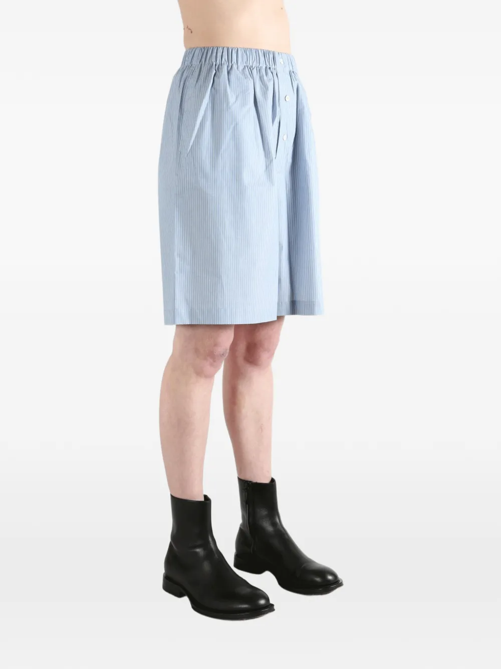 Baserange Gestreepte shorts Blauw