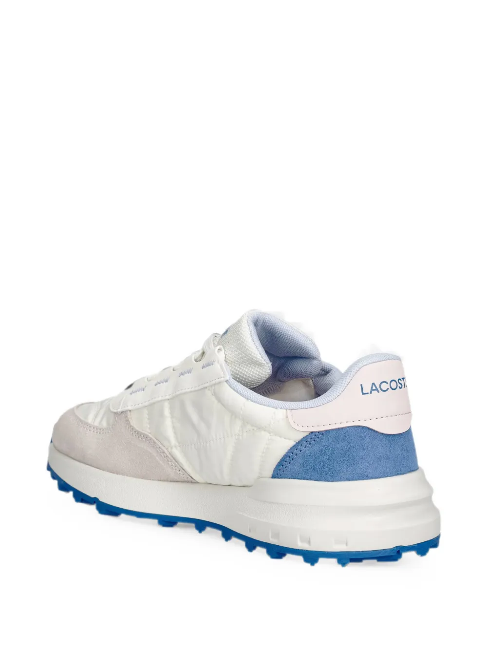 Lacoste Elite Active Evo logo-patch panelled sneakers Beige