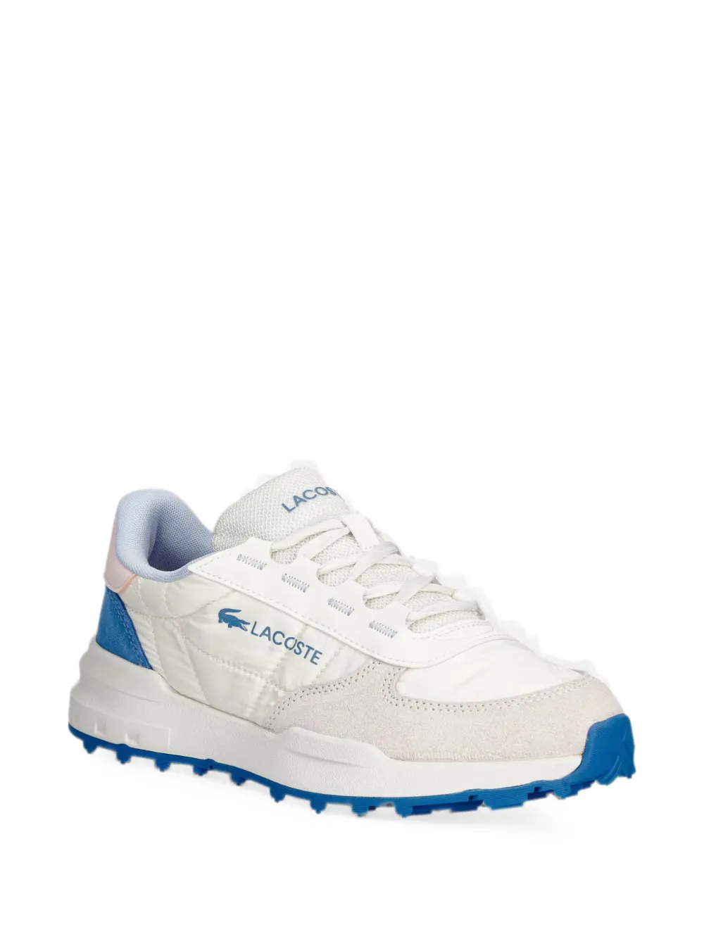 Lacoste Elite Active Evo logo-patch panelled sneakers Beige