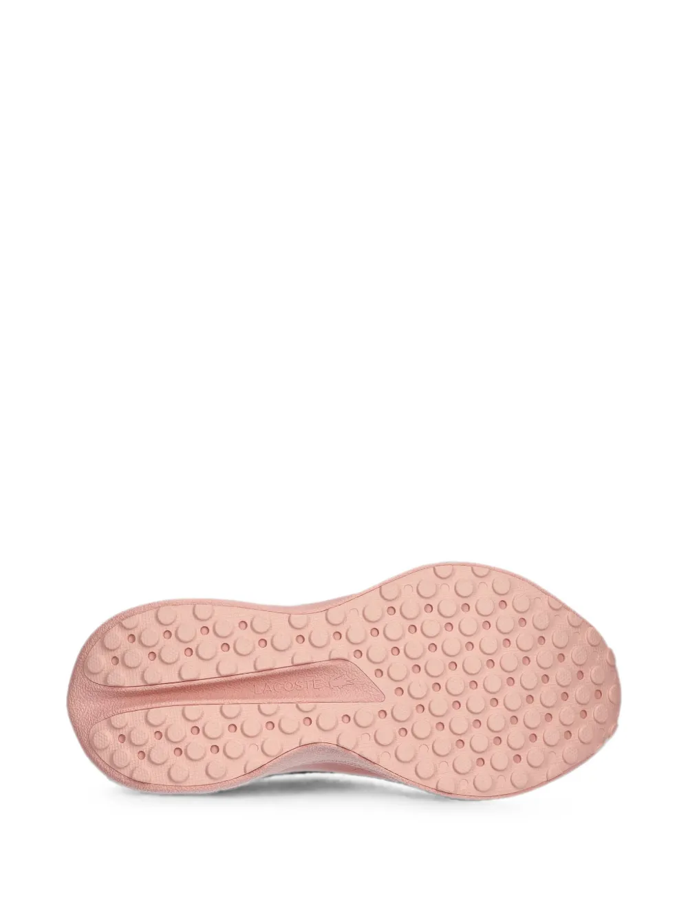 Lacoste New Run Active perforated logo-patch sneakers Roze
