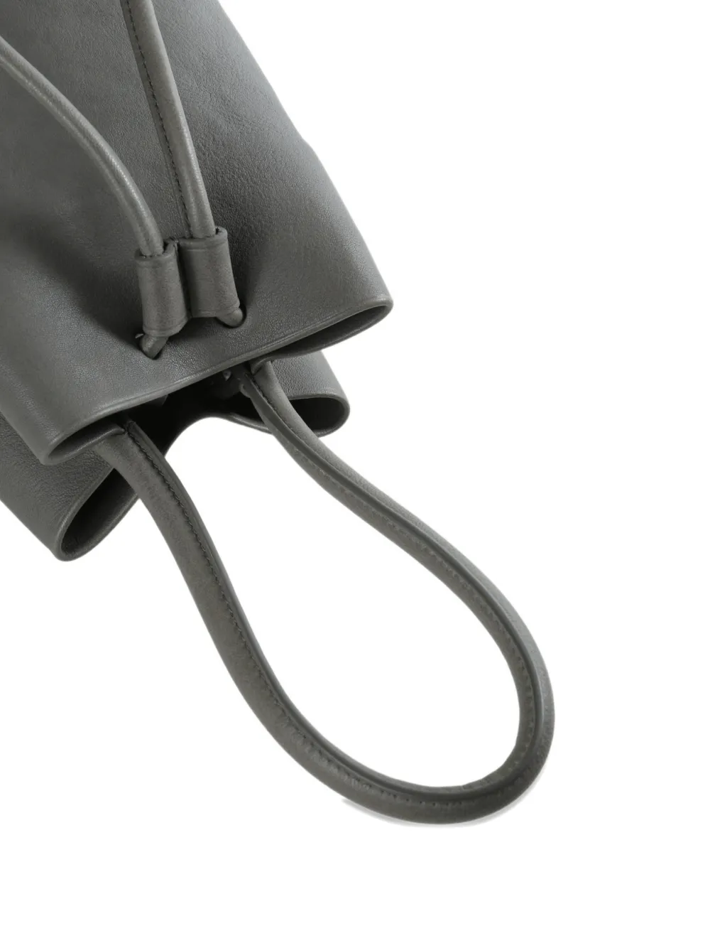 Uma Wang Kleine bucket-tas met trekkoordsluiting Grijs
