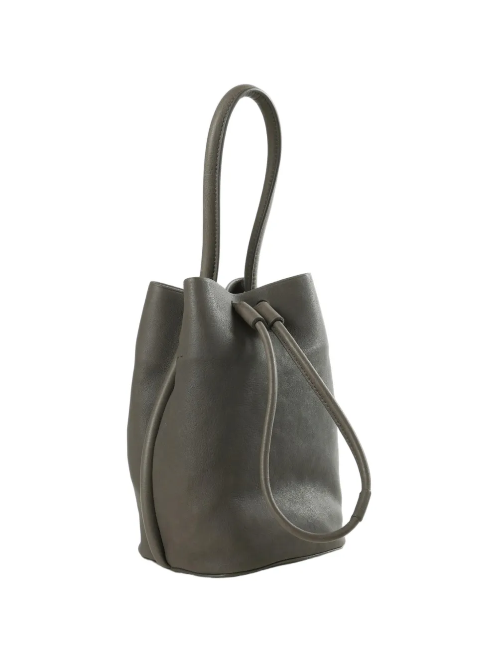 Uma Wang Kleine bucket-tas met trekkoordsluiting Grijs