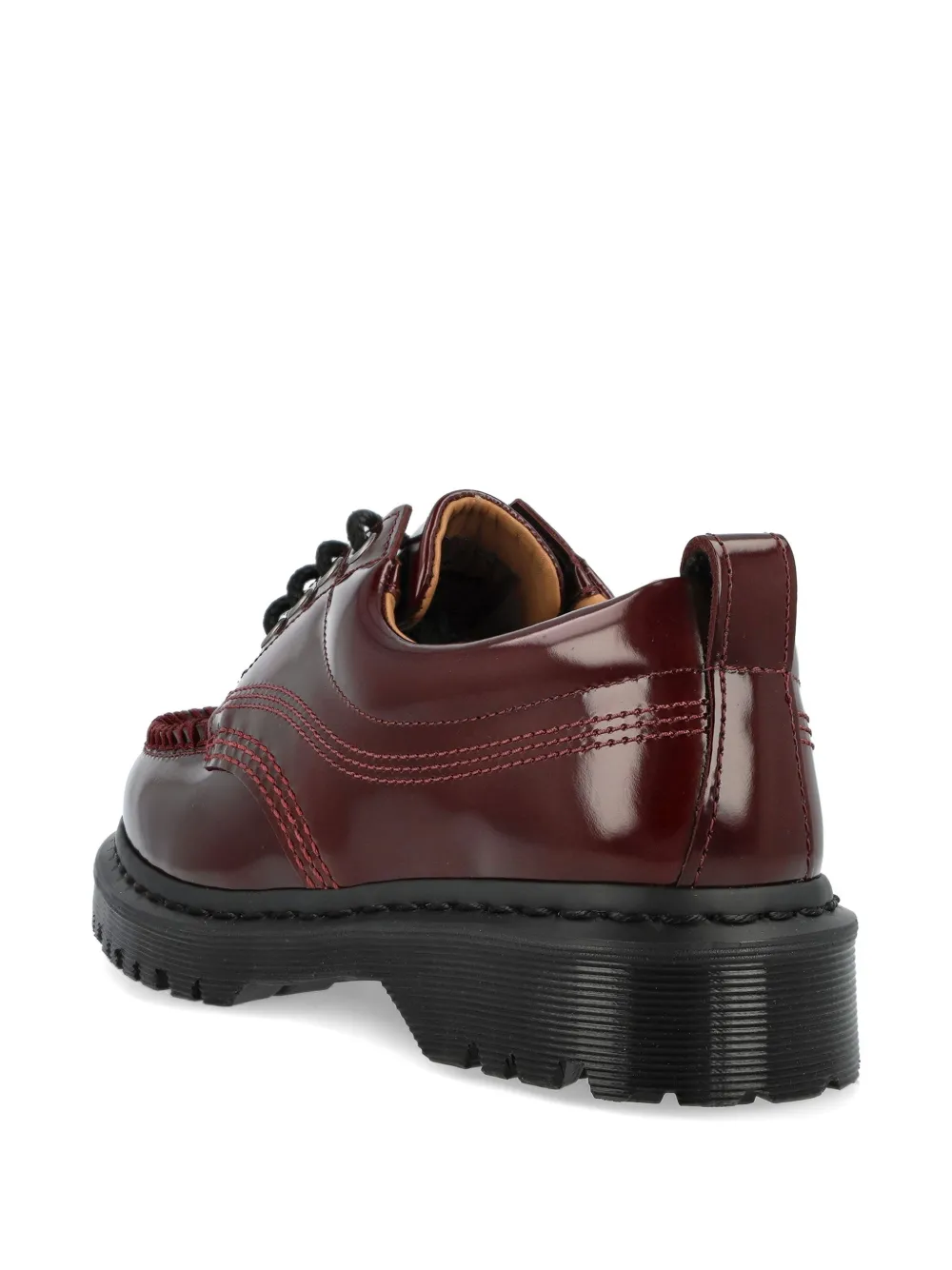 Dr. Martens Lowell derby veterschoenen met ronde neus Rood