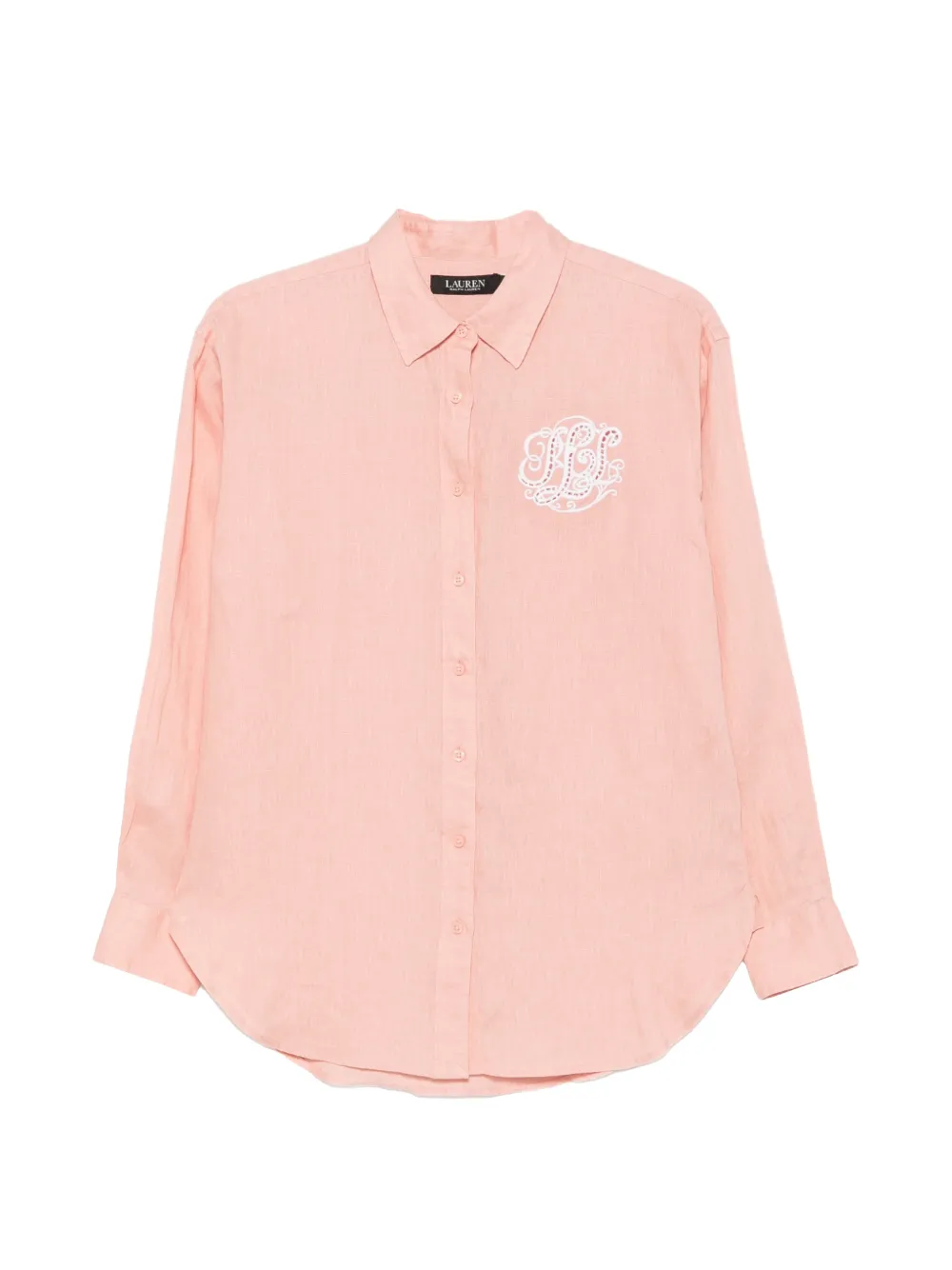 Lauren Ralph Lauren logo-embroidered shirt - Rosa