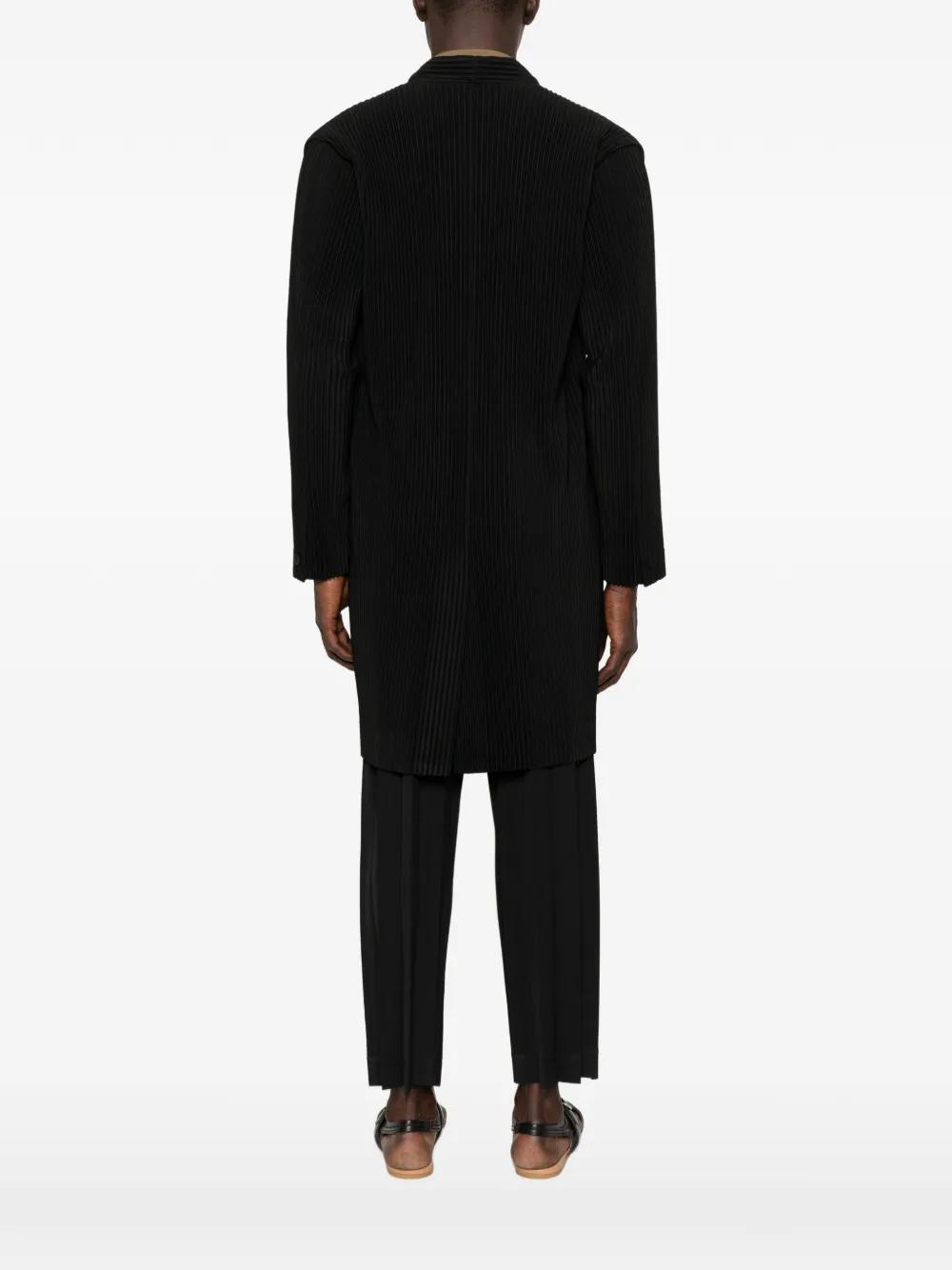 Homme Plissé Issey Miyake Vest met plissé-effect Zwart