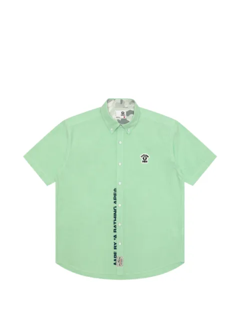 AAPE BY *A BATHING APE® logo-patch short-sleeve shirt