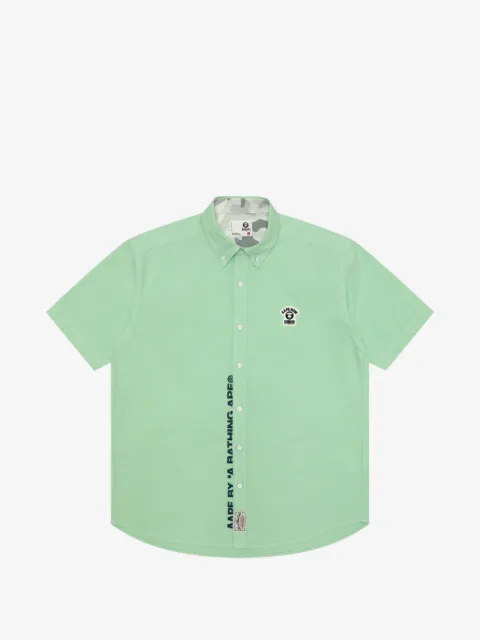 AAPE BY *A BATHING APE® logo-patch short-sleeve shirt
