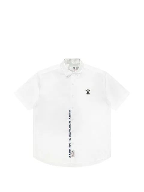 AAPE BY *A BATHING APE® logo-patch short-sleeve shirt