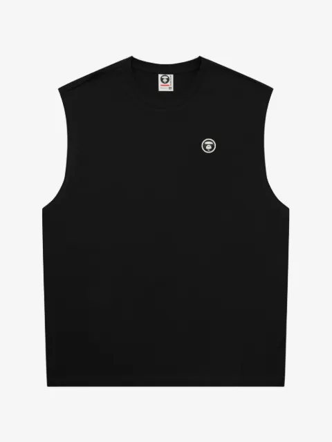 AAPE BY *A BATHING APE® logo-patch tank top