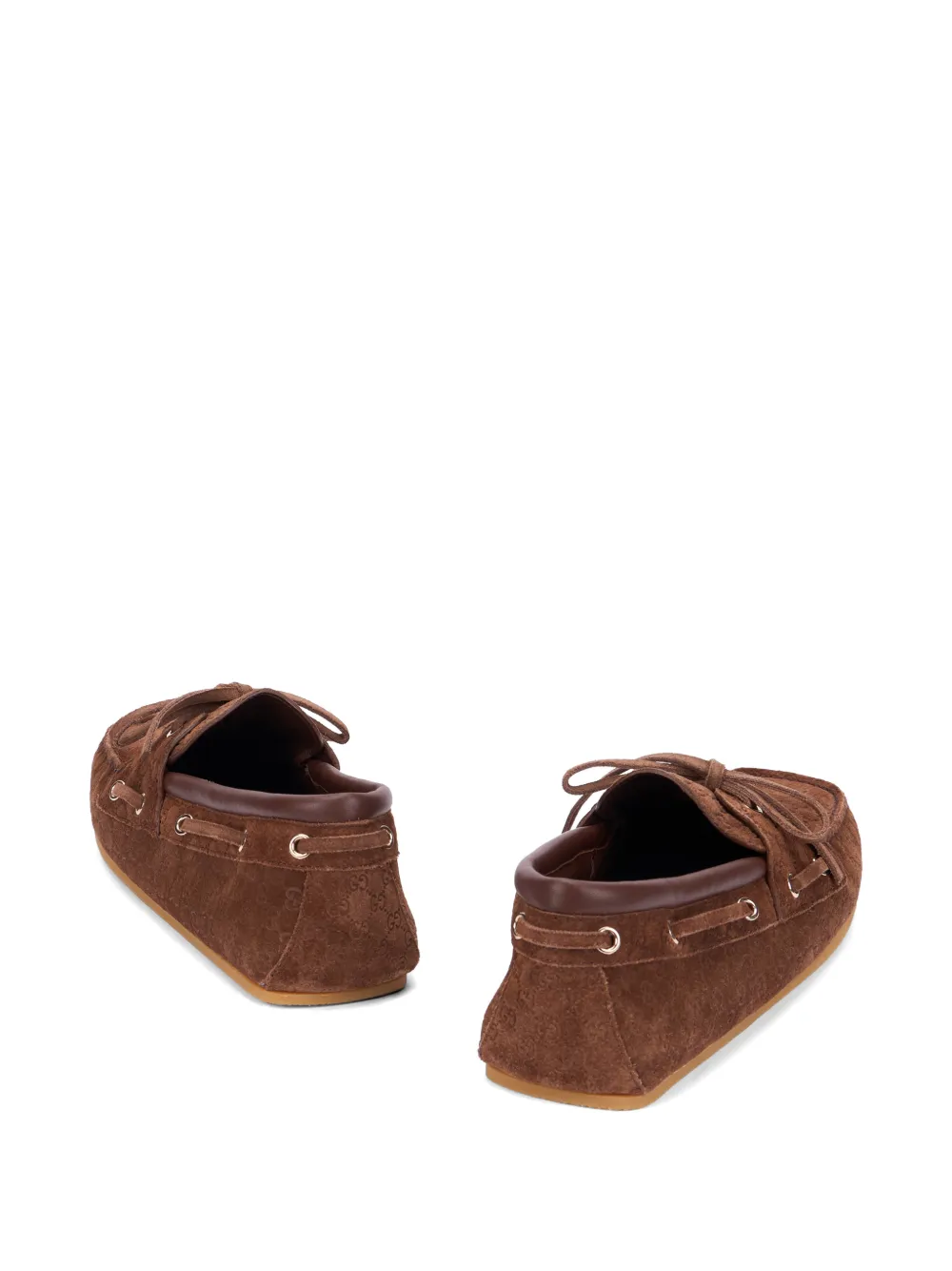 Gucci GG Supreme suede sneakers Bruin