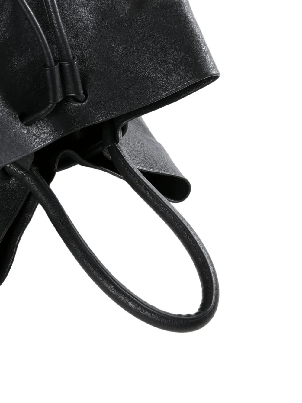 Uma Wang Grote bucket-tas met trekkoordsluiting Zwart