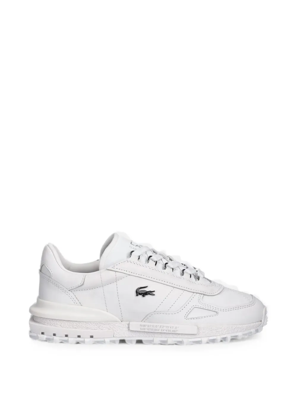 Lacoste Elite Active Logo-plaque Cleated-sole Sneakers In White