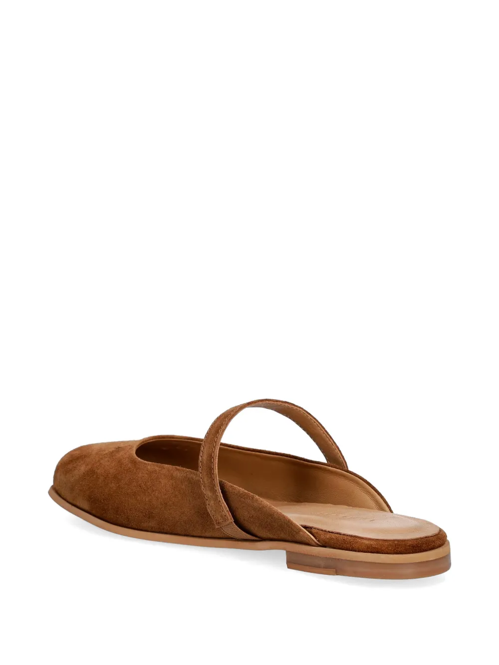 Inuikii Lazy NY suede slip-on ballet flats Bruin