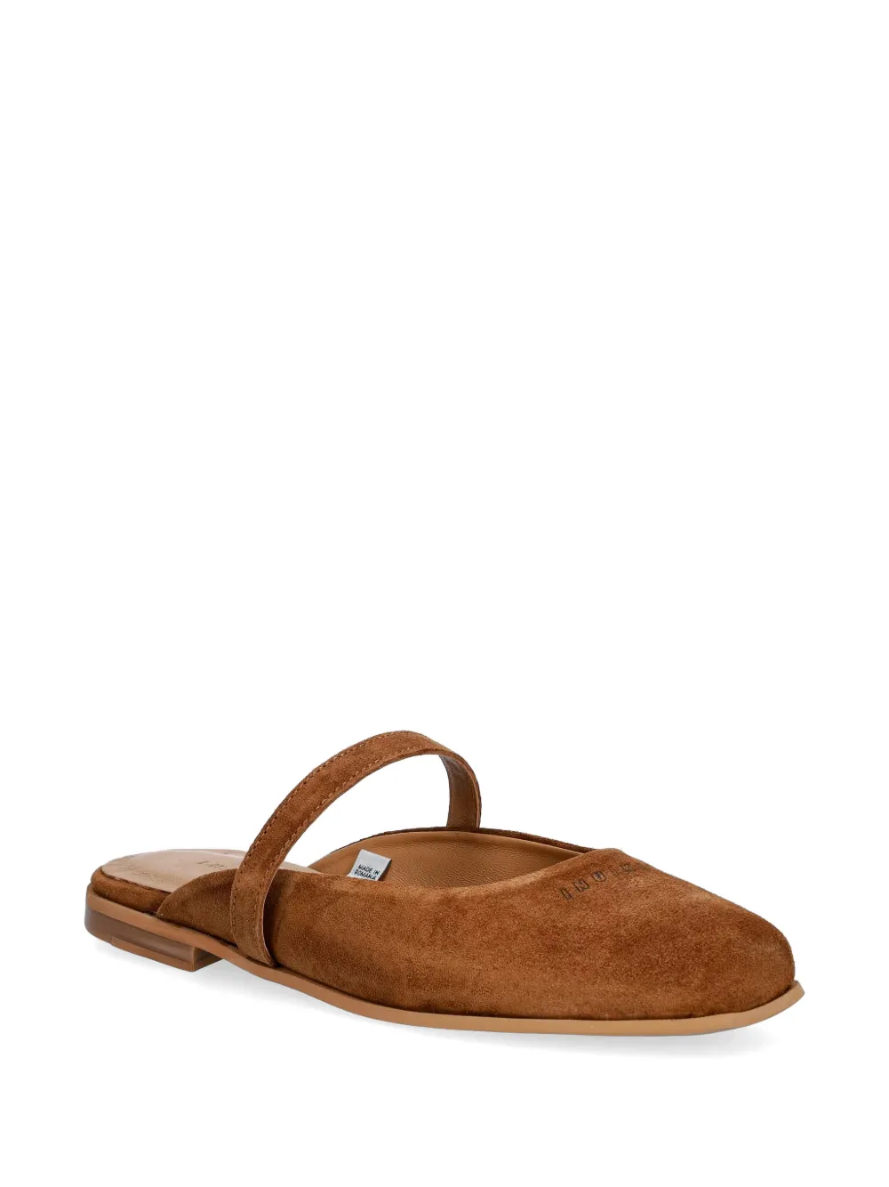 Inuikii Lazy NY suede slip-on ballet flats Bruin