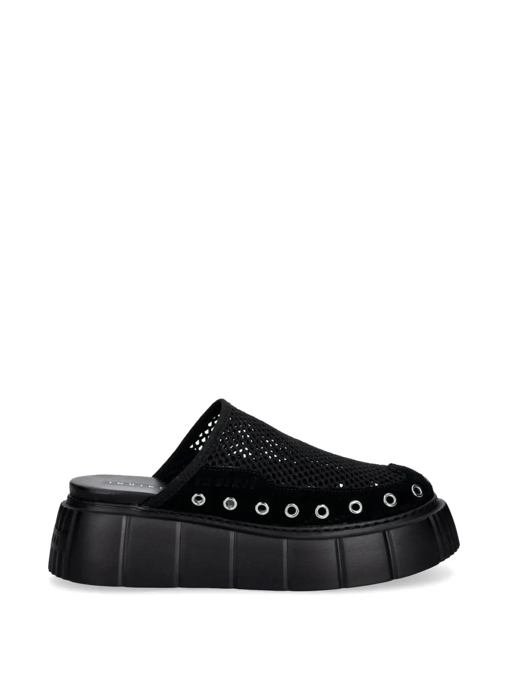 Inuikii Matilda eyelet-embellished mules Zwart