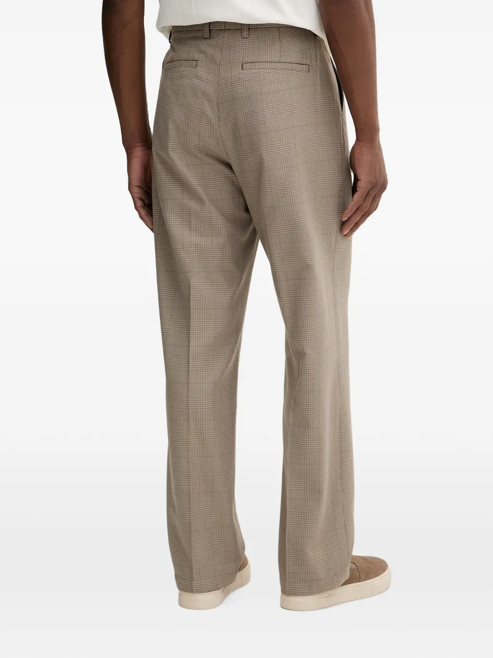 Les Deux Randall geruite broek Beige