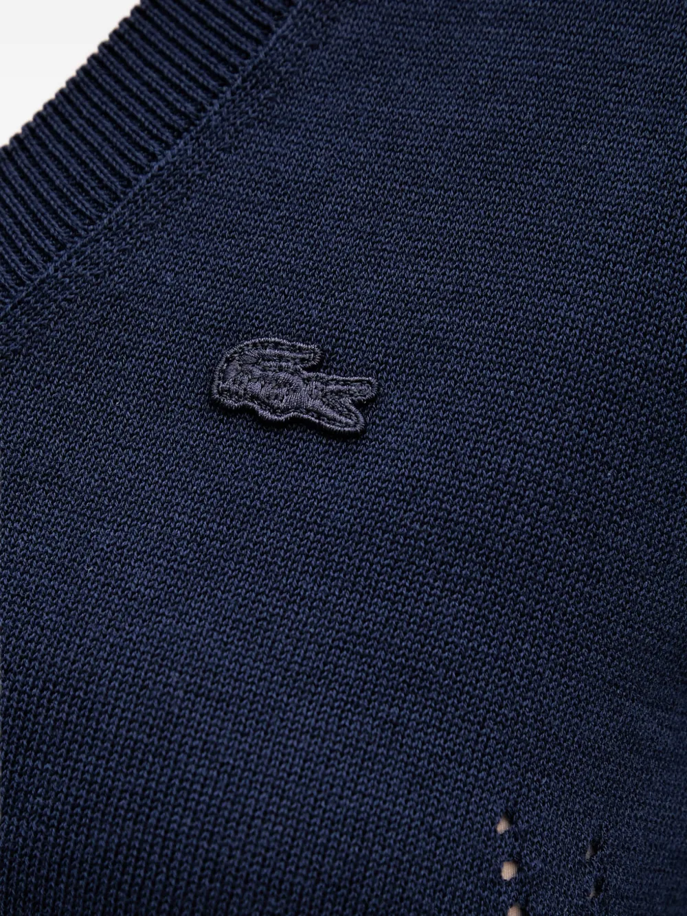 Lacoste Trui met logopatch Blauw
