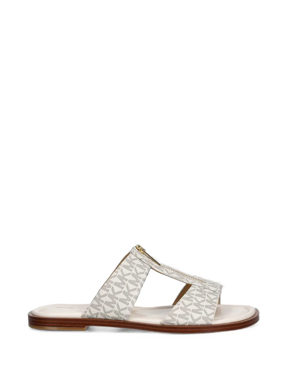 Michael Michael Kors Berkley Signature Logo slide sandals - Toni neutri