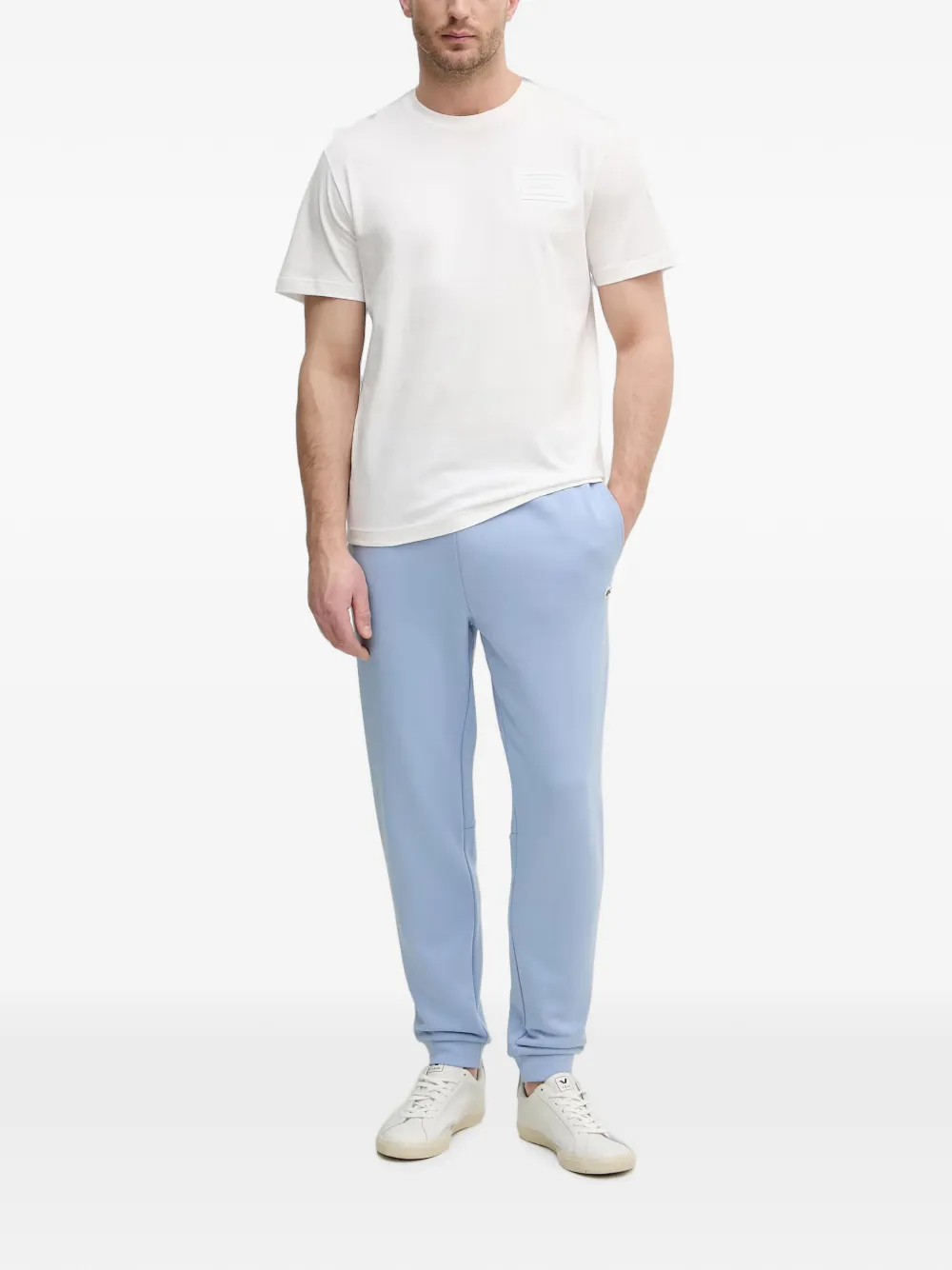 Lacoste Trainingsbroek met logopatch Blauw