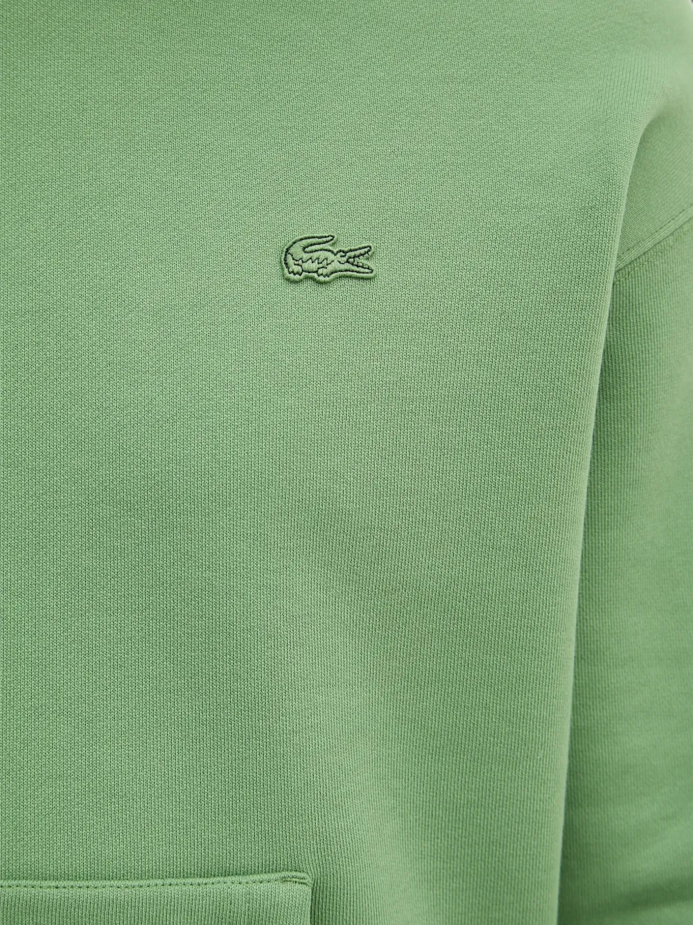 Lacoste Hoodie met logopatch Groen