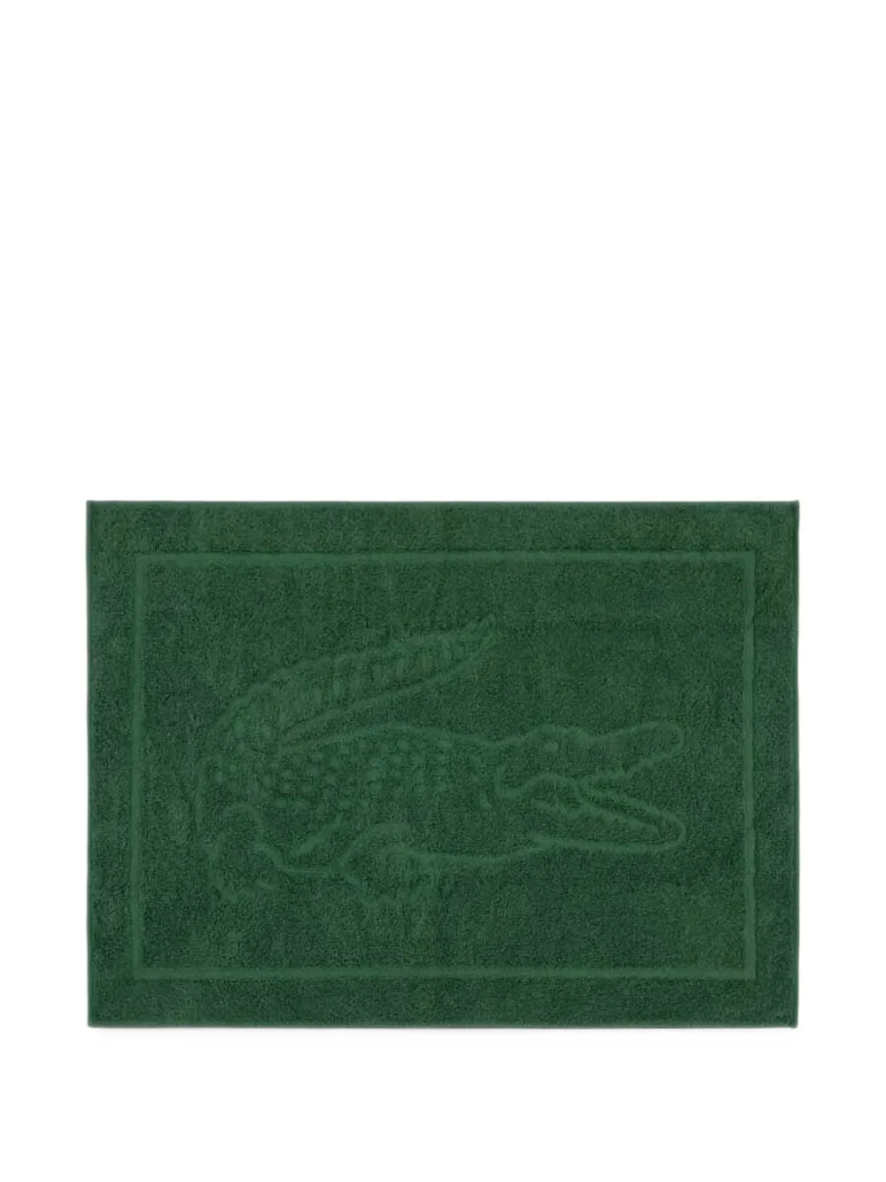 Lacoste tapis de bain à motif Crocodile embossé - Vert