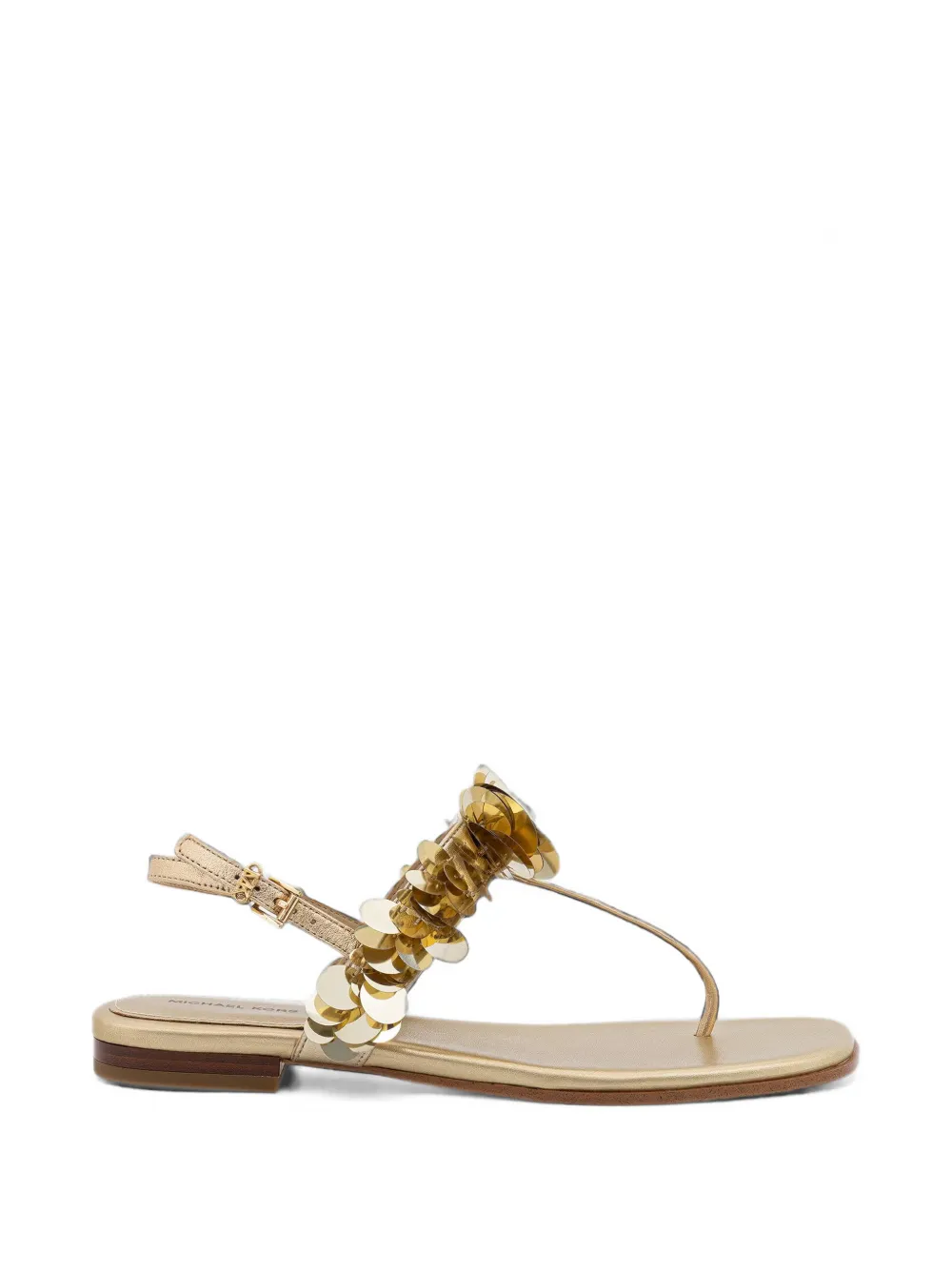 Michael Michael Kors sequin-embellished metallic sandals