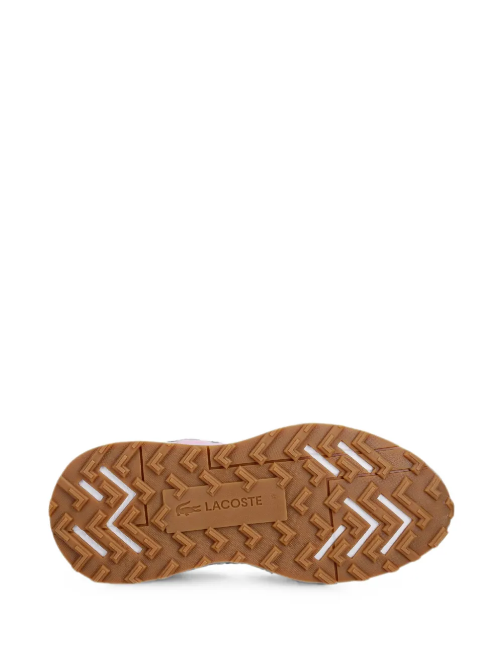 Lacoste Elite Active Evo quilted-effect suede-trim sneakers Roze