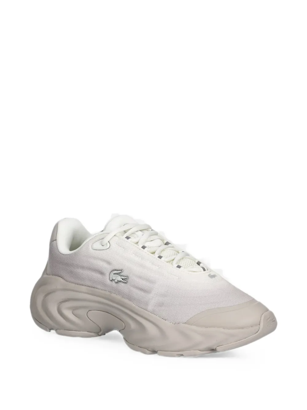 Lacoste Spinor logo-plaque chunky-sole sneakers Beige