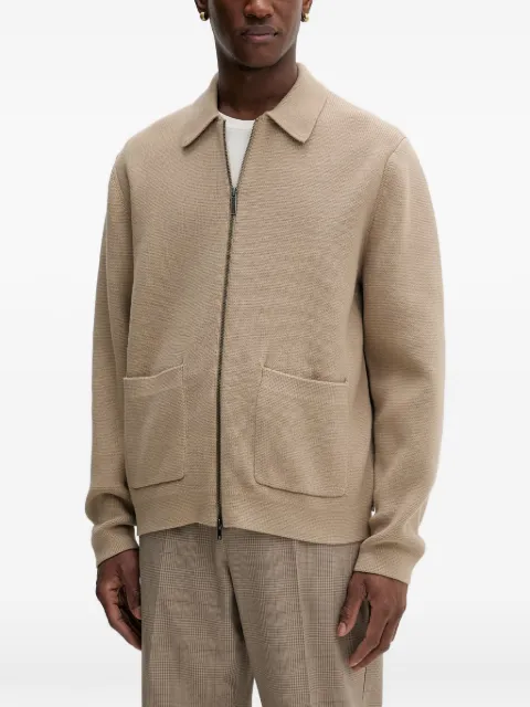 Les Deux zip-up patch-pocket cardigan