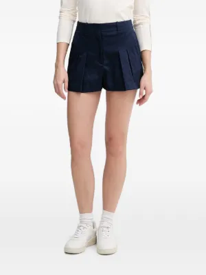 【 She 】Cecilie Bahnsen フローラル ショートパンツ Cecilie Bahnsen フローラル ショートパンツ | ブルー | FARFETCH JP