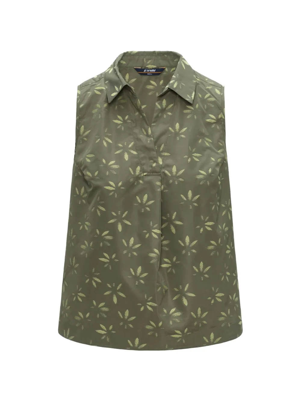 K-Way Anty Emby jacquard sleeveless tank top - Verde