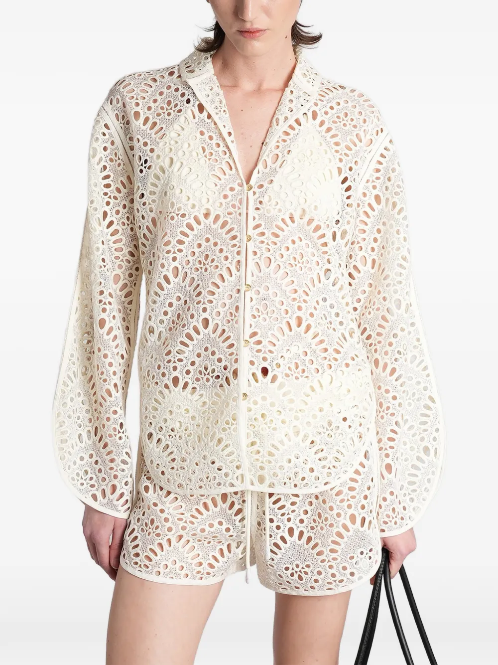 Cult Gaia Aziza shirt - Neutrals